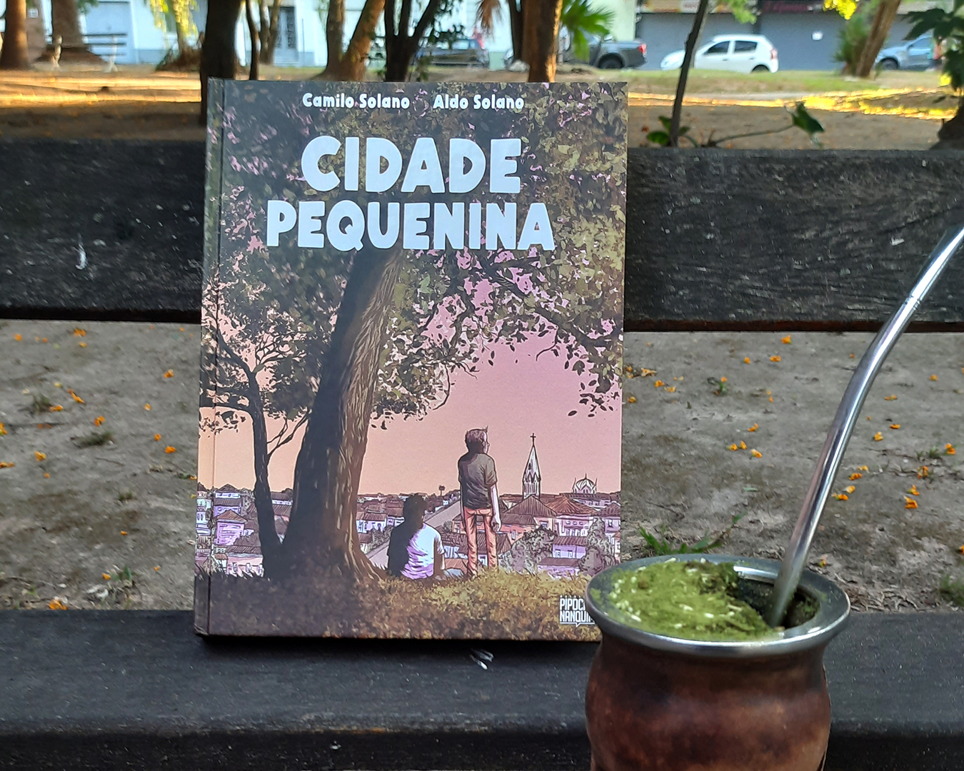 Cidade Pequenina, graphic novel de Camilo Solado e Aldo Solano publicada pela Pipoca e Nanquim