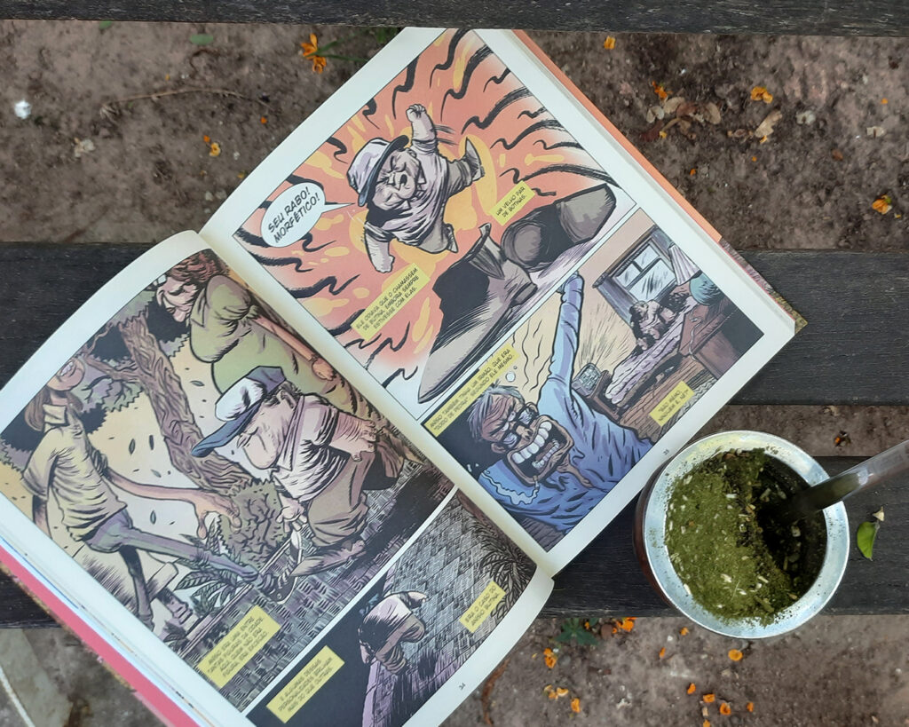 Cidade Pequenina, graphic novel de Camilo Solado e Aldo Solano publicada pela Pipoca e Nanquim