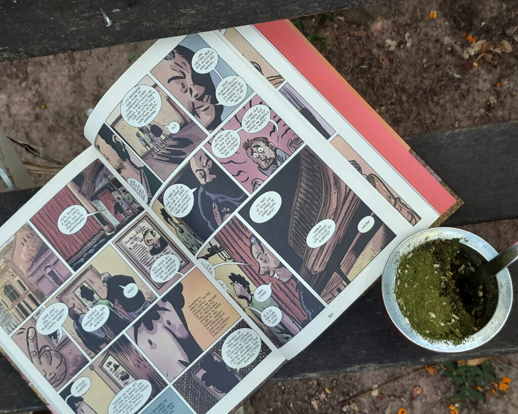 Cidade Pequenina, graphic novel de Camilo Solado e Aldo Solano publicada pela Pipoca e Nanquim
